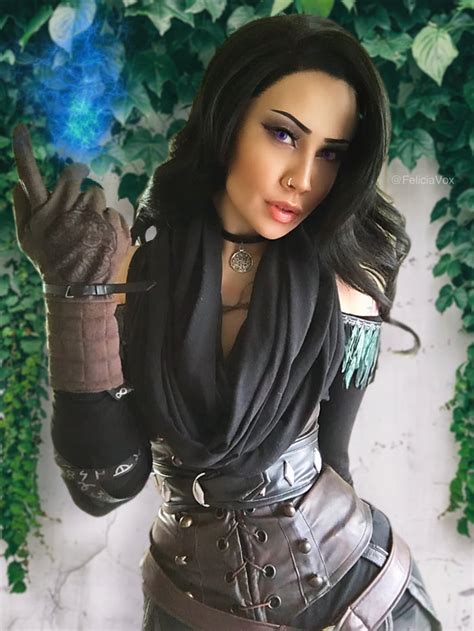 Yennefer Cosplay From The Witcher By Felicia Vox Gag