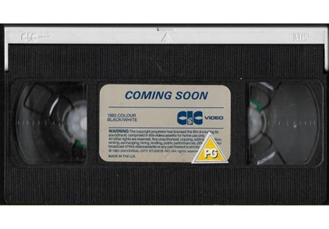 Coming Soon 1983 On Cic Video United Kingdom Betamax Vhs Videotape