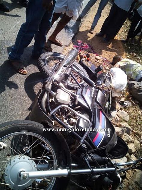 Mangalore Today Latest Main News Of Mangalore Udupi Page Man Dies After Bike Lorry