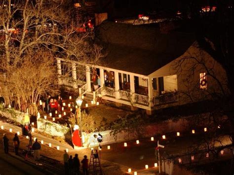 Christmas And Candlelight At Historic Washington State Park Arkansas