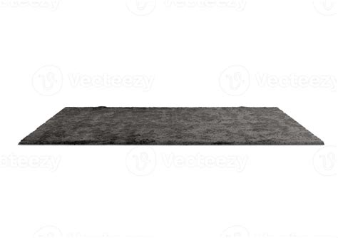 Black Rug Isolated On A Transparent Background 21597166 Png