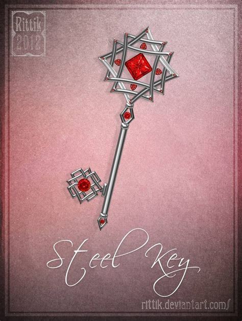 Steel Key By Rittik Anime Jewelry Magical Jewelry Weapon Concept Art