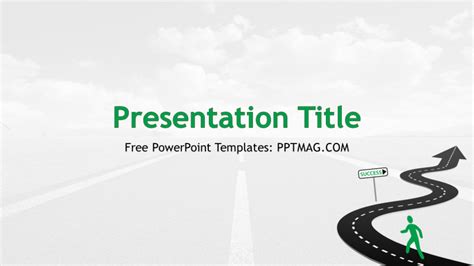 Road To Success Powerpoint Template Prezentr