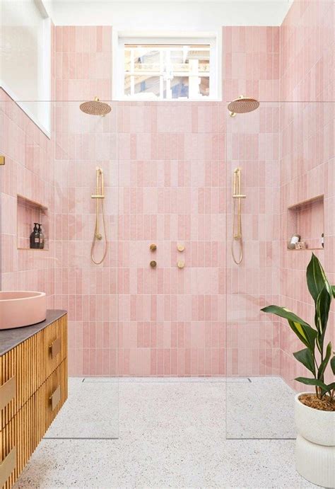 The Block 2020 Interior Design Trends To Inspire Bathroom Inspiration Pink Bathroom Tiles