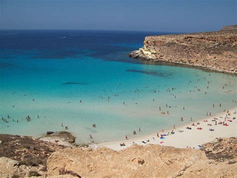 Beach On Rabbit Island In Lampedusa Sicily Best Italy Beaches