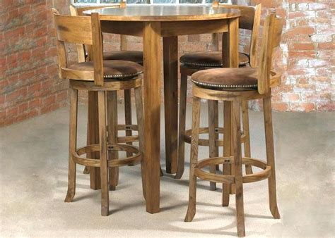 Rustic Pub Table Sets Gorgeous Bistro And Chairs With Pertaining To