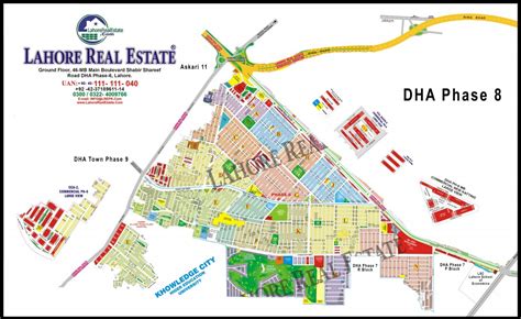Dha Lahore Phase 7 Latest Map