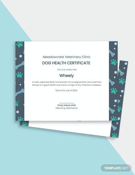 Vet Certificate For Travel Besttravelsorg Pet Health Certificate