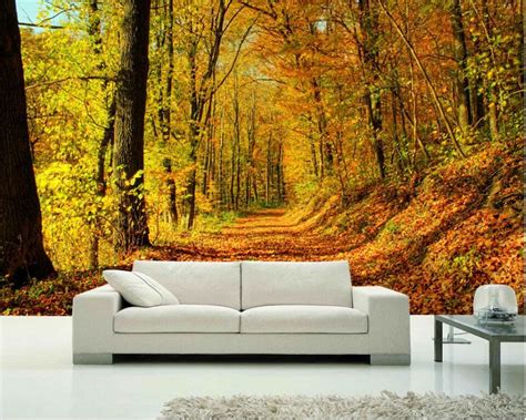 Beibehang Large Photo Wallpaper Full Of Leaves Autumn Forest 3d