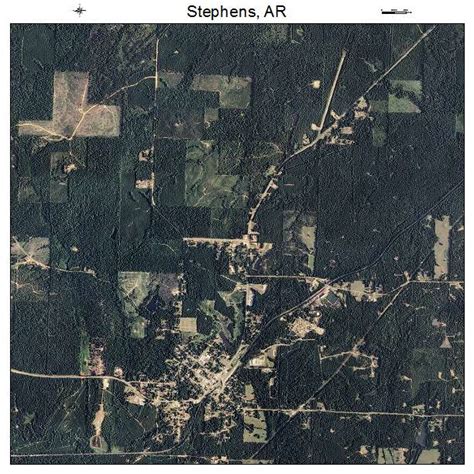 Aerial Photography Map Of Stephens Ar Arkansas