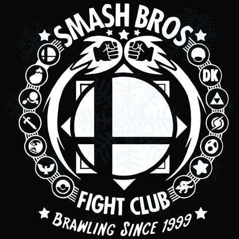 Smash Bros Fight Club Svg Files For Silhouette Files For Cricut Svg Dxf