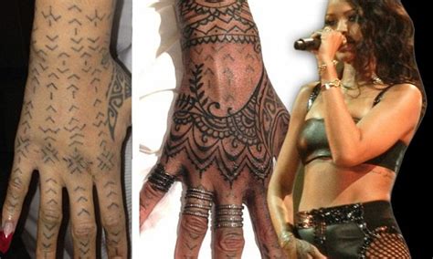 Rihanna Flies Her Tattoo Artists 1500 Miles To Spend 11 Hours Making Her New Zealand Tribal Art