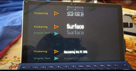 Surface Pro 4 Screen Flickering Shaking Microsoft Community