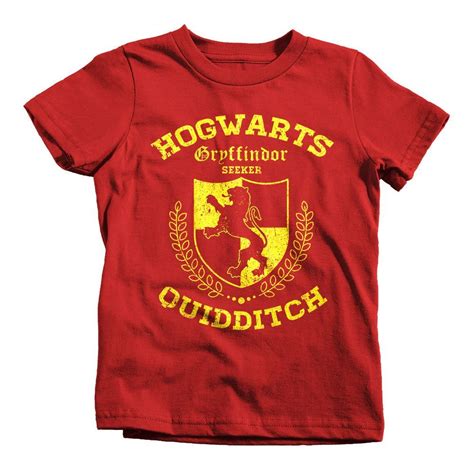 Gryffindor Quidditch T Shirt Cheap Funny Textual Tees Harry Potter