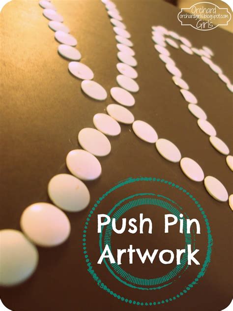Orchard Girls Diy Push Pin Artwork