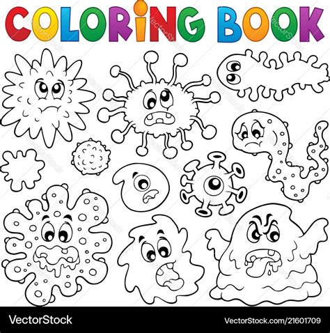 Bacteria Coloring Page Home Design Ideas