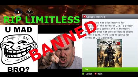 Angry Man Bans Me From Xbox Live Gears Of War Rage