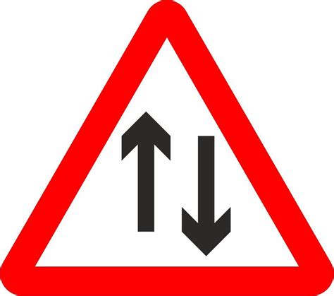 Two Way Traffic Straight Ahead Westcoast Signs Ltd The Home Of Pvc