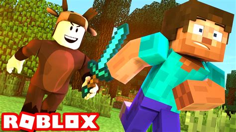 Killing Minecraft Steve In Roblox Roblox Minecraft 2 Youtube