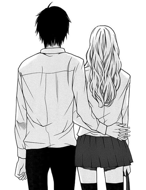 Shoujo Notes 3d Kanojo Mangacap Cute Couple Art Anime Love Couple