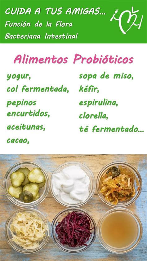 ¿sabes qué son alimentos probióticos? #flora #intestinal #alimentos #dañada #bacteriana #alimentos #prebioticos #probioticos # ...