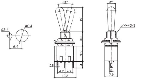 China Miniature Toggle Switch Mts 102 G1 Factory And Manufacturers