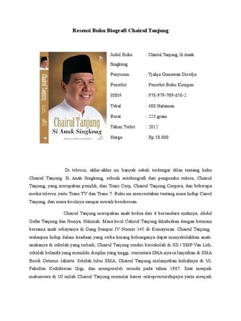 Contoh Resensi Buku Non Fiksi Singkat Mudah Dipahami