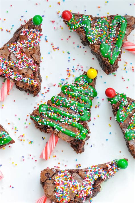 #homemaderecipes #learnhowtomake these easy diy brownies for christmas which will step up your dessert game this winter.follow #cookingco. Kara's Party Ideas Brownie Christmas Trees Recipe ...