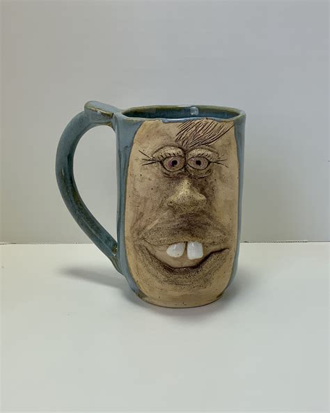 Face Mug Face Mug Unique Items Products Functional Pottery