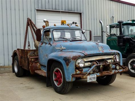 Rusty Old 1953 F800 Ford Big Job Tow Truck By J Wells S Tow Truck
