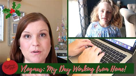 my day working from home 💻 what it is like vlogmas day in the life youtube