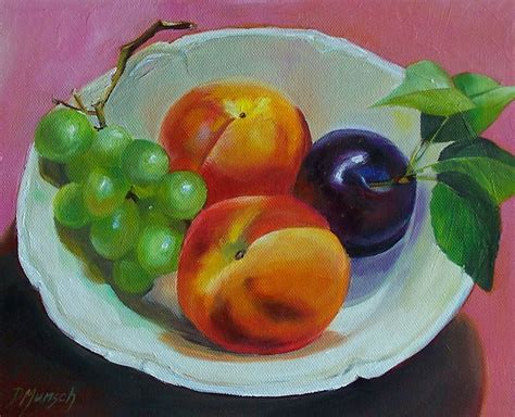 Original Oil Painting Fruit Bowl Fruit Painting Fruit Wallpaper
