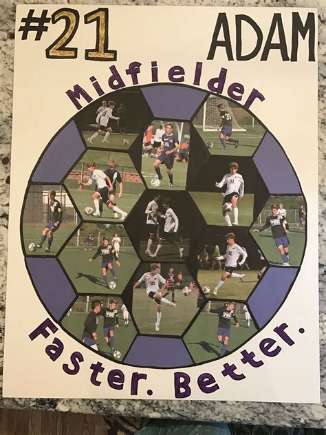 Pin By Michelle Frazier On Soccer Poster Soccer Senior Night Posters