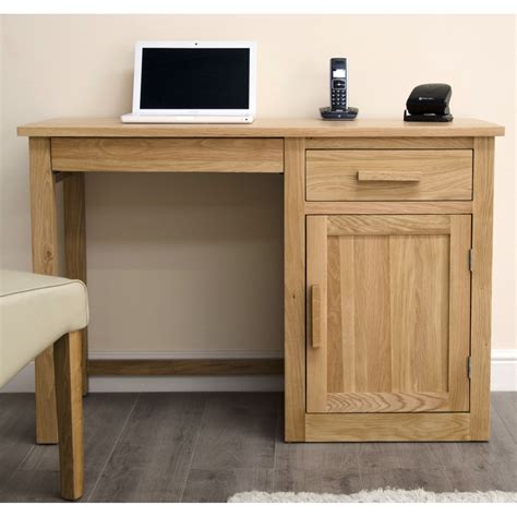 By inval (23) 62 in. Arden small office PC computer desk solid oak furniture with keyboard drawer | eBay