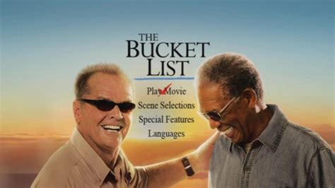 The Bucket List Dvd Menus