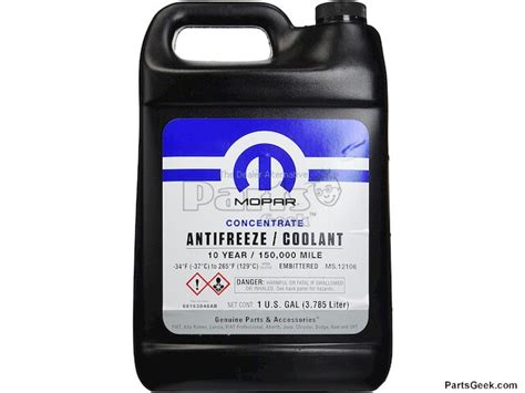 21 2021 Jeep Wrangler Coolant Antifreeze Chemicals And Fluids Mopar