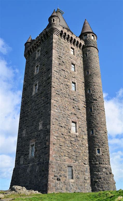 Scrabo Tower Is West Of Newtownards In County Down Northern Ireland