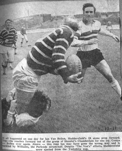 Hunslet Heroes Tommy Thompson Against Huddersfield