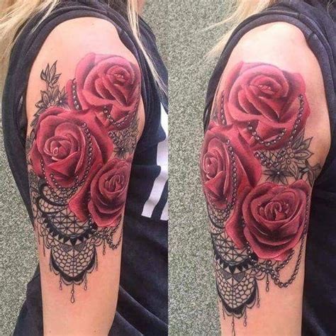 Pin By Melissa Bertrand On Tattoos Lace Sleeve Tattoos Lace Tattoo Shoulder Tattoos For Women