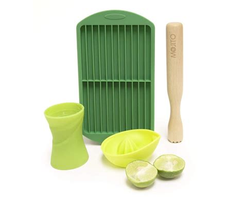 Mojito Kit Cocktail Making Set By Bar Amigos Includes Lime Citrus Juicer 30ml 45ml Double