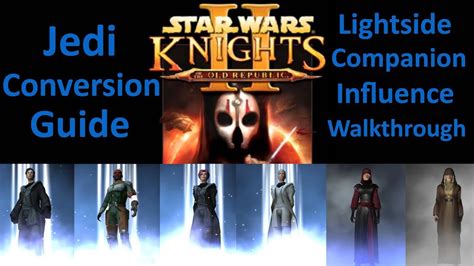 Check spelling or type a new query. Star Wars KOTOR 2 Jedi Companion Influence Guide Lightside ...