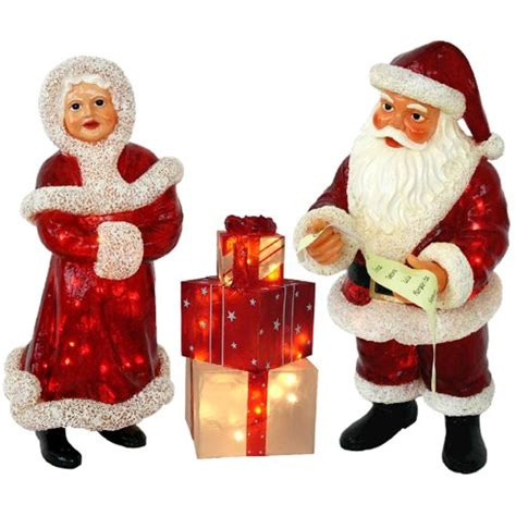 Lighted Outdoor Santa And Mrs Clause Set Ds 57 10929346 Classic