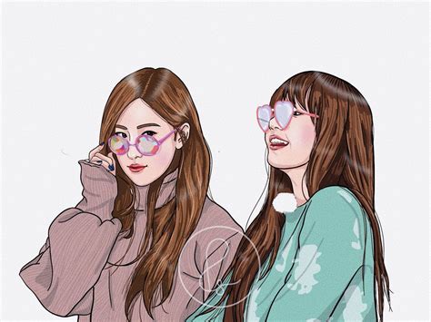 I do not own the. Lisa and Rose Blackpink | Lisa Blackpink em 2019 ...