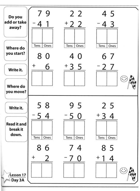 They cover 2nd grade topics ranging from basic subtraction facts to subtracting in columns with regrouping. 12 Best Images of First Grade Subtraction Math Worksheets ...