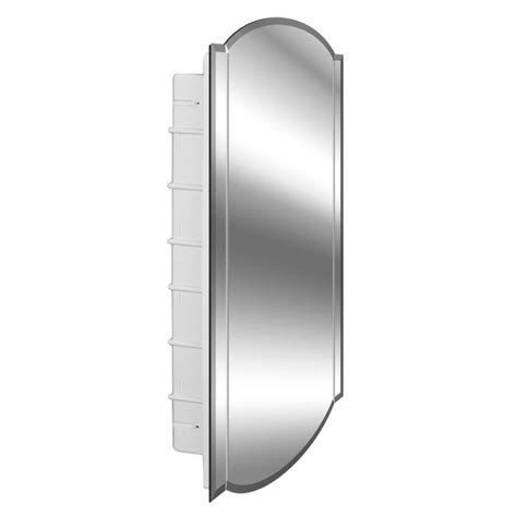 Featuring two adjustable shelves, this cabinet mounts flush against the wall and is sized. KOHLER 16 in. W x 20 in. H x 5 in. D Aluminum Recessed ...