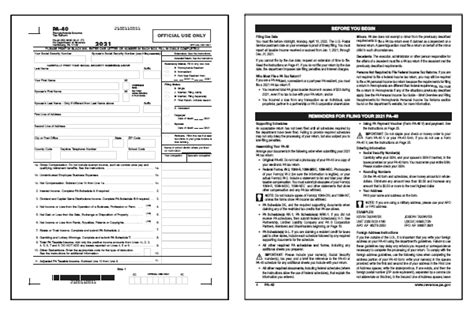 Pa State Tax Forms Printable Top Faqs Of Tax Oct 2022
