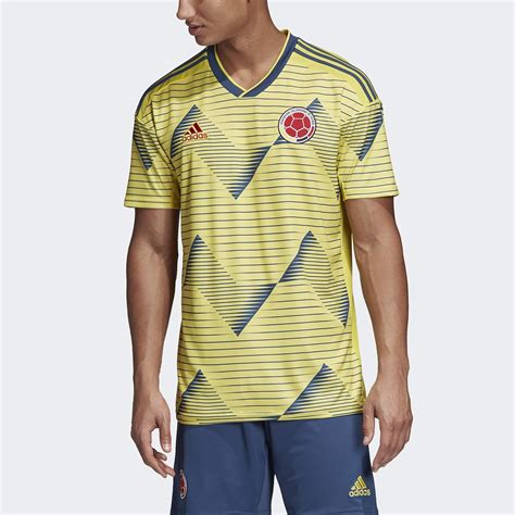 Adidas Colombia Home Jersey Mens Soccer 2019 Uk Fashion