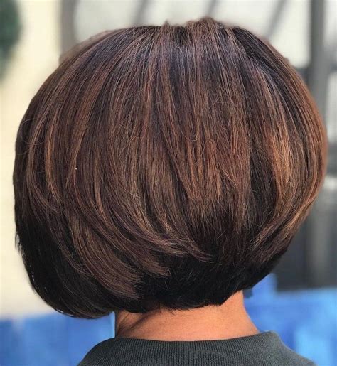 2024 popular classic layered bob hairstyles for thick hair