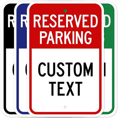 Buy Reserved Parking Sign Custom Parking Signs For Business Large