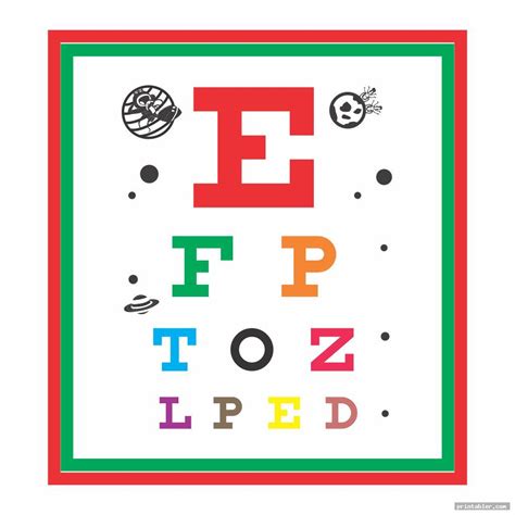10 Best Free Printable Preschool Eye Charts Printableecom 10 Best